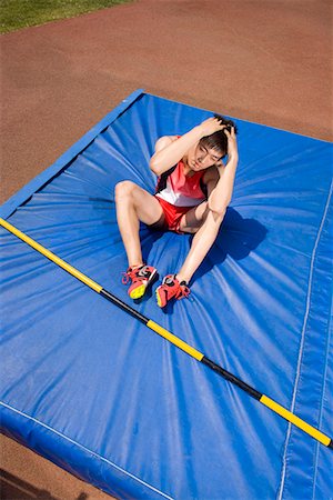 a male high jumper Stock Photo - Premium Royalty-Free, Code: 642-02005257