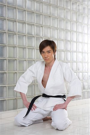 a male taekwondo athlete Stock Photo - Premium Royalty-Free, Code: 642-02005636