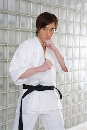 a male taekwondo athlete Stock Photo - Premium Royalty-Free, Code: 642-02005640