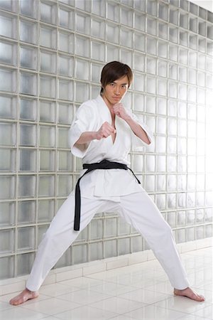 a male taekwondo athlete Stock Photo - Premium Royalty-Free, Code: 642-02005641