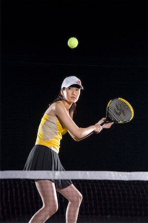 a female tennis player Stock Photo - Premium Royalty-Free, Code: 642-02005776