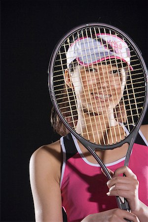 a female tennis player Stock Photo - Premium Royalty-Free, Code: 642-02005789