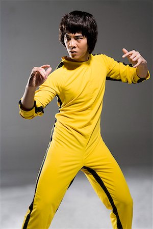 simsearch:642-02006573,k - a man practicing Chinese Kungfu Stock Photo - Premium Royalty-Free, Code: 642-02006431