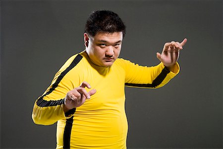 simsearch:642-02006573,k - a man practicing Chinese Kungfu Stock Photo - Premium Royalty-Free, Code: 642-02006456