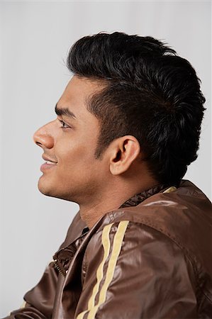 simsearch:655-02883054,k - side profile of young man Foto de stock - Royalty Free Premium, Número: 655-02702962