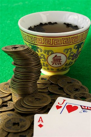 Chinese money and cards Stock Photo - Premium Royalty-Free, Code: 656-01766103