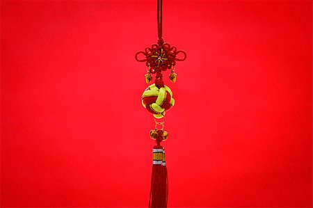 Still life of Chinese New Year decoration Stock Photo - Premium Royalty-Free, Code: 656-02660278