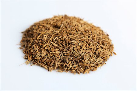 A pile of fennel seeds Foto de stock - Sin royalties Premium, Código: 659-06154064