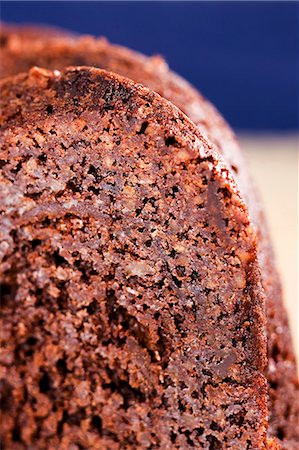 simsearch:659-06670861,k - A chocolate walnut cake (close-up) Stock Photo - Premium Royalty-Free, Code: 659-06154840