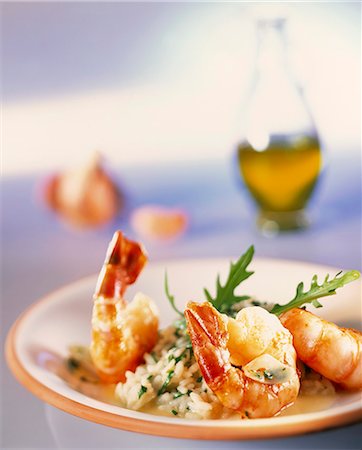 simsearch:659-06671654,k - Prawns with rice Stock Photo - Premium Royalty-Free, Code: 659-06155265