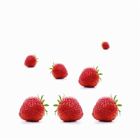 simsearch:659-07027527,k - Several strawberries Stock Photo - Premium Royalty-Free, Code: 659-06155459