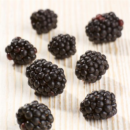 Blackberries (close up) Foto de stock - Sin royalties Premium, Código: 659-06155550