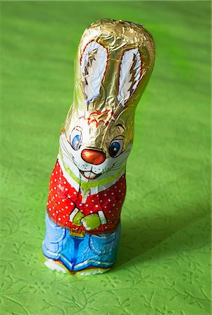 Lapin de Pâques au chocolat Photographie de stock - Premium Libres de Droits, Code: 659-06155582