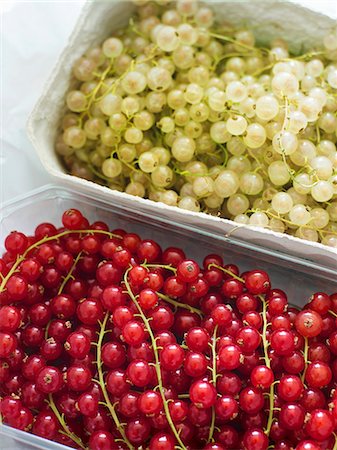 simsearch:659-07958234,k - Red and white currants in containers Stock Photo - Premium Royalty-Free, Code: 659-06151592