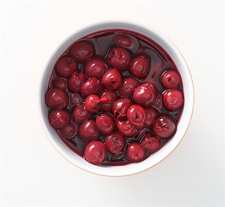 schatten morello - A bowl of cherry compote Stock Photo - Premium Royalty-Free, Code: 659-06151884