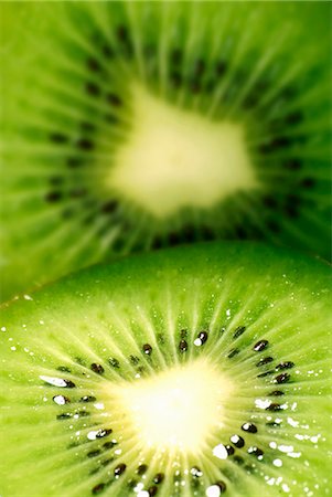 Slice Kiwi (close up) Foto de stock - Sin royalties Premium, Código: 659-06153441