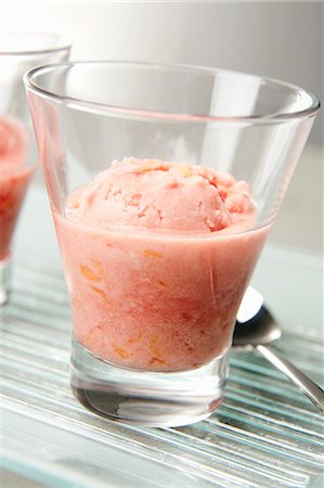 sherbert - Orange sorbet Stock Photo - Premium Royalty-Free, Code: 659-06153603