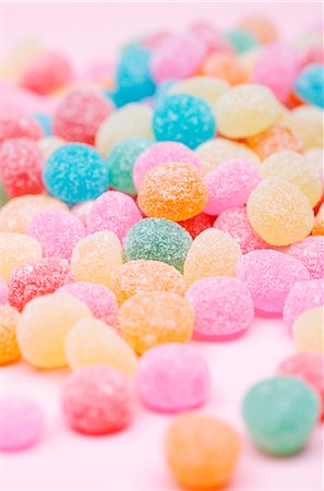 sweets candy - Brightly colored gum drops Stock Photo - Premium Royalty-Free, Code: 659-06153745