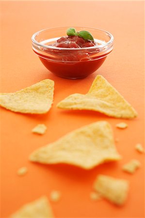 dip - Tacos and tomato sauce Stock Photo - Premium Royalty-Free, Code: 659-06184167