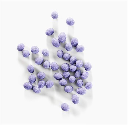 Candied lavender flower balls Foto de stock - Sin royalties Premium, Código: 659-06184316