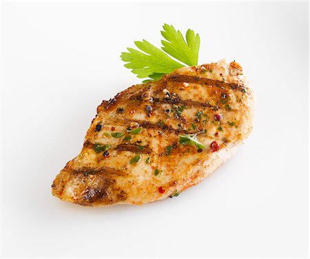 simsearch:659-07958278,k - Poitrine de poulet grillée Photographie de stock - Premium Libres de Droits, Code: 659-06184586