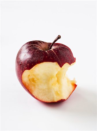 Royal Gala apple, bitten Stock Photo - Premium Royalty-Free, Code: 659-06184885