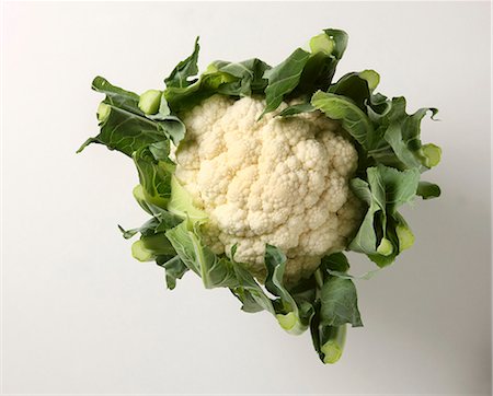 simsearch:659-06902228,k - A cauliflower from above Stock Photo - Premium Royalty-Free, Code: 659-06185064