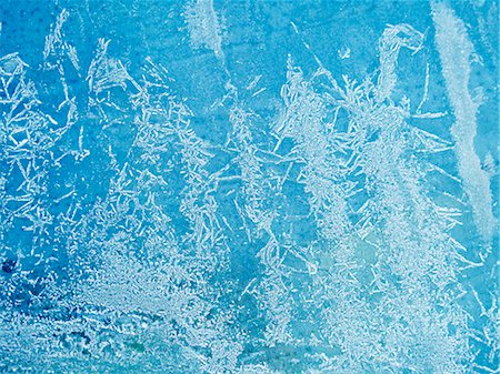 frosty background - Ice crystals (full-frame) Stock Photo - Premium Royalty-Free, Code: 659-06185075