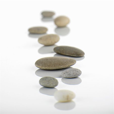 pebble - Assorted pebbles Foto de stock - Sin royalties Premium, Código: 659-06185206