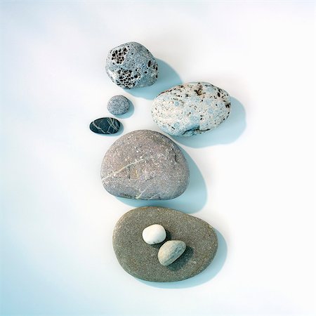 pebble - Assorted pebbles Foto de stock - Sin royalties Premium, Código: 659-06185202