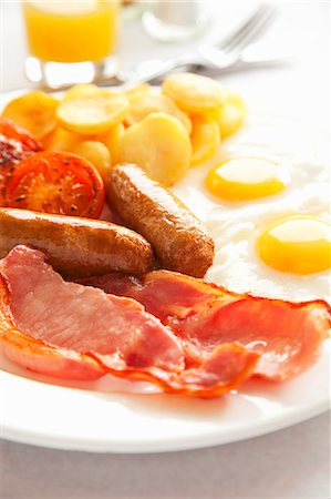 English breakfast Foto de stock - Sin royalties Premium, Código: 659-06185429