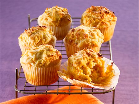 Pumpkin and cheese muffins Stock Photo - Premium Royalty-Free, Code: 659-06185592