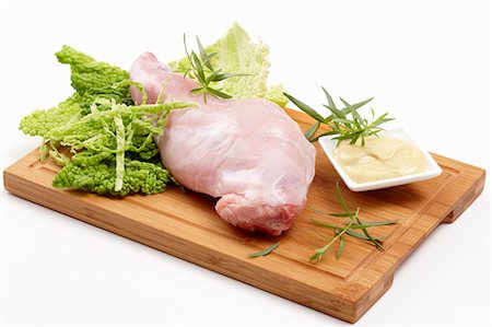 simsearch:659-07599145,k - Ingredients for rabbit leg with savoy cabbage Stock Photo - Premium Royalty-Free, Code: 659-06185783