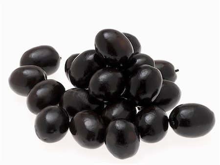 sin hacer - Black olives Foto de stock - Sin royalties Premium, Código: 659-06185961