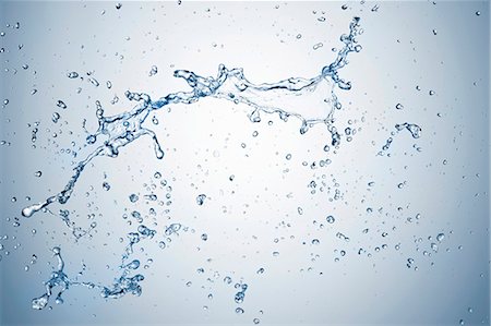 fluid backgrounds - Water splash Stock Photo - Premium Royalty-Free, Code: 659-06186060