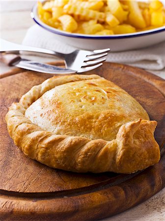 Cheese and onion pasty Stock Photo - Premium Royalty-Free, Code: 659-06186398
