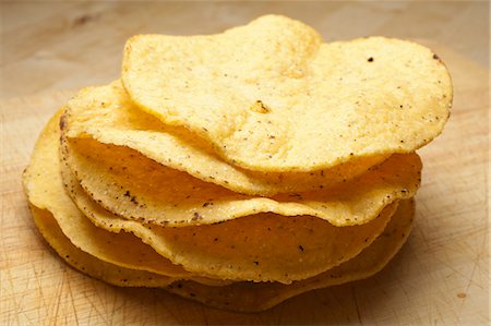 fried food - Stack of Tostadas Stock Photo - Premium Royalty-Free, Code: 659-06186532