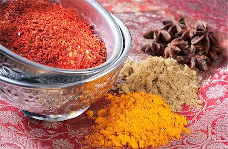 spice still life - Various spices Stock Photo - Premium Royalty-Free, Code: 659-06186666