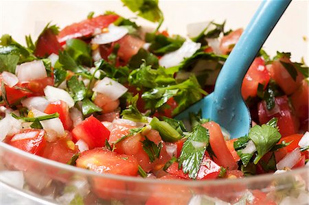 salsa (food) - Bowl of Salsa Cruda Stock Photo - Premium Royalty-Free, Code: 659-06186811