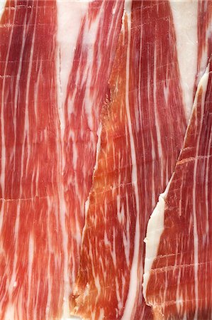 raw ham - Spanish ham, sliced Stock Photo - Premium Royalty-Free, Code: 659-06186915