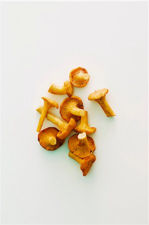Girolles fraîches Photographie de stock - Premium Libres de Droits, Code: 659-06187076