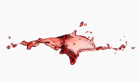 A splash of red juice Stock Photo - Premium Royalty-Free, Code: 659-06187269