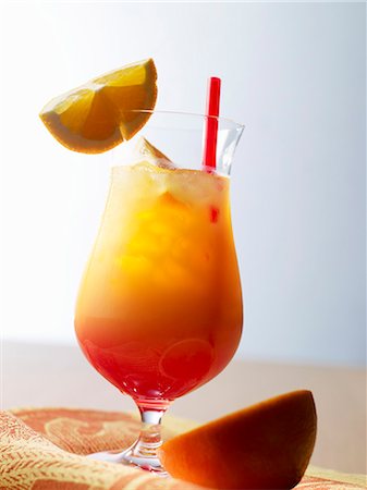 Tequila Sunrise Stock Photo - Premium Royalty-Free, Code: 659-06187684