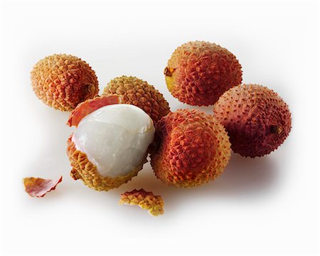 Plusieurs litchis Photographie de stock - Premium Libres de Droits, Code: 659-06187927