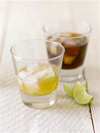 simsearch:659-08940326,k - A lime drink and cola Stock Photo - Premium Royalty-Free, Code: 659-06188384