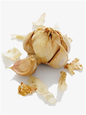 Smoked garlic Foto de stock - Sin royalties Premium, Código: 659-06188406