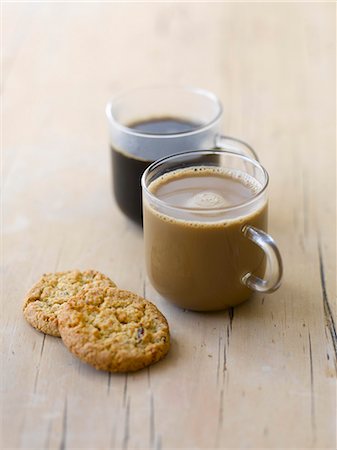 Coffee and cookies Foto de stock - Sin royalties Premium, Código: 659-06188506