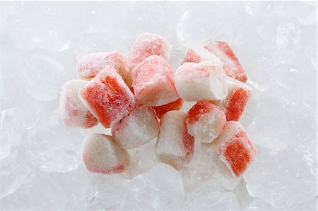 frozen food ice - Surimi on ice Stock Photo - Premium Royalty-Free, Code: 659-06183757