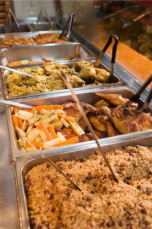 Trays of Hot Spanish Foods; Buffet Stock Photo - Premium Royalty-Free, Code: 659-06183892