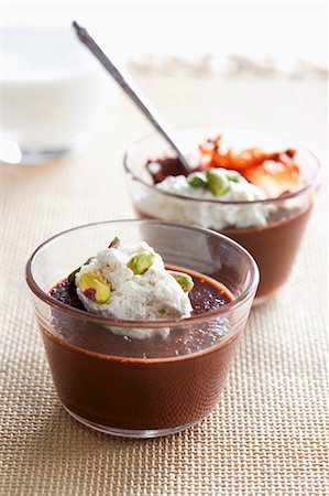 pudding - Baked chocolate pudding Stock Photo - Premium Royalty-Free, Code: 659-06306467